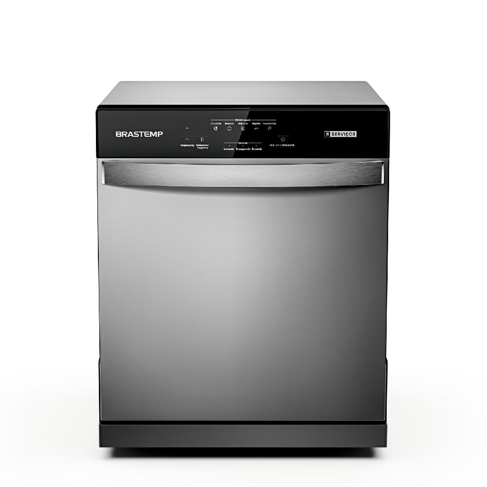 Lava-louças Brastemp BLF08 8 serviços cinza