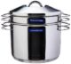 Jogo Cozi-Pasta Fundo Triplo com Alças Tramontina Solar Inox 24 cm